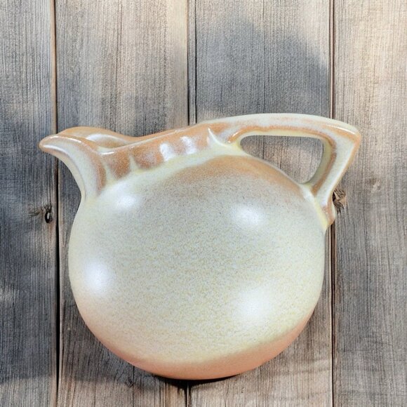 Vintage Frankoma Miniature Creamer Pitcher Glazed in Brown Hand Made Marked VTG - Picture 1 of 11